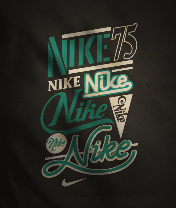 Nike T-Shirt typography Inspiration
