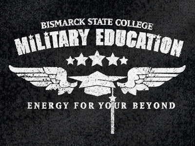 military education t-shirt graphic